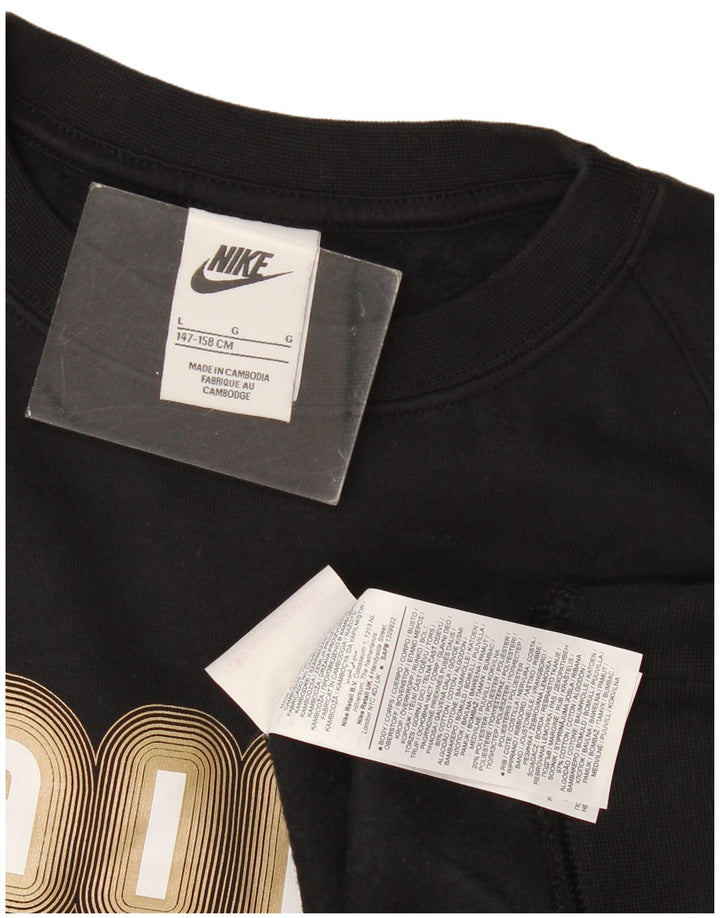 Джемпер Nike Air с графическим рисунком для мальчиков, 12–13 лет, большой черный полиэстер