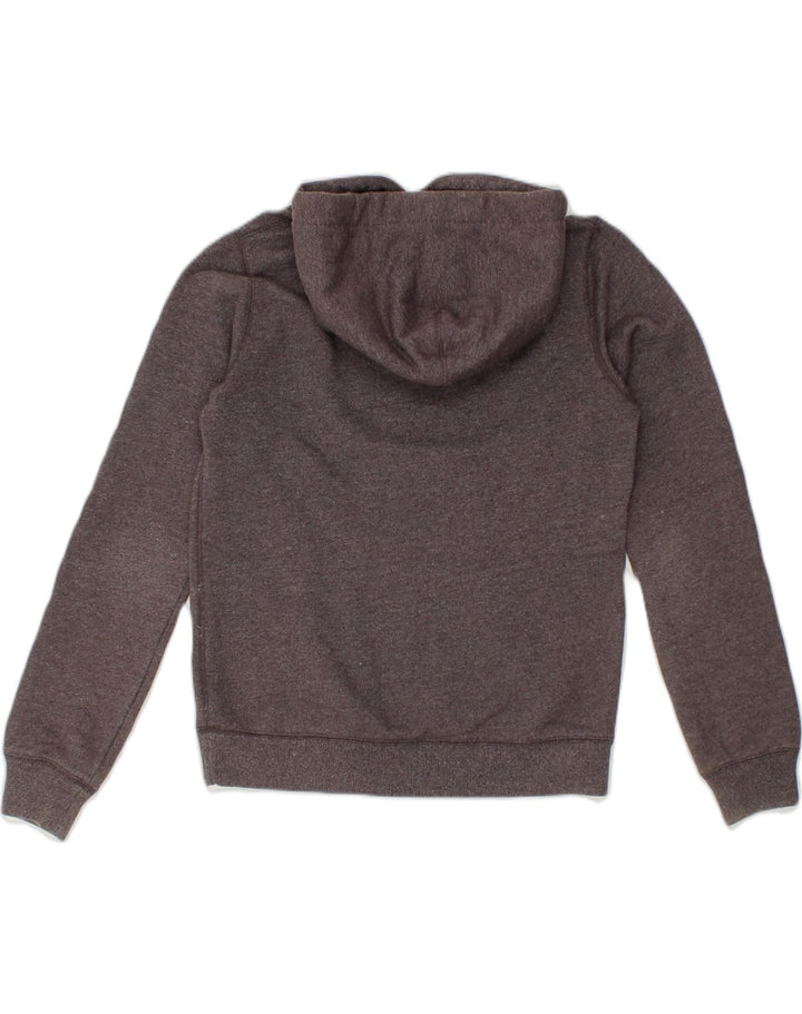 JACK WILLS Womens Graphic Hoodie Jumper UK 10 Small  Grey Cotton | Vintage Jack Wills | Thrift | Second-Hand Jack Wills | Used Clothing | Messina Hembry 