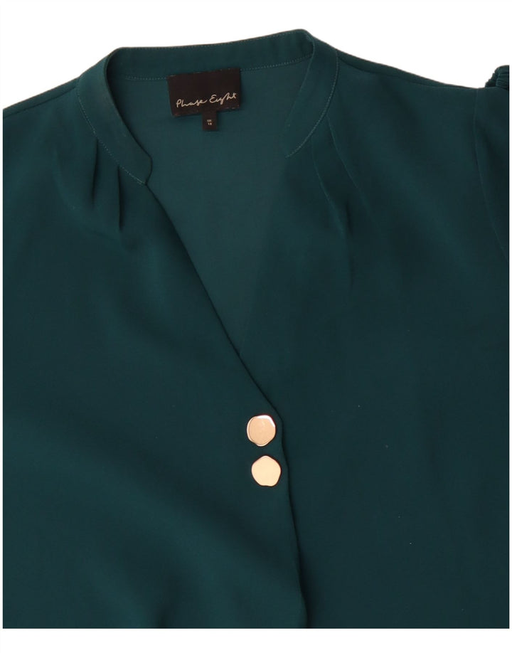 Женская блузка оверсайз с рукавом 3/4 PHASE EIGHT, Великобритания, 18 XL, зеленая