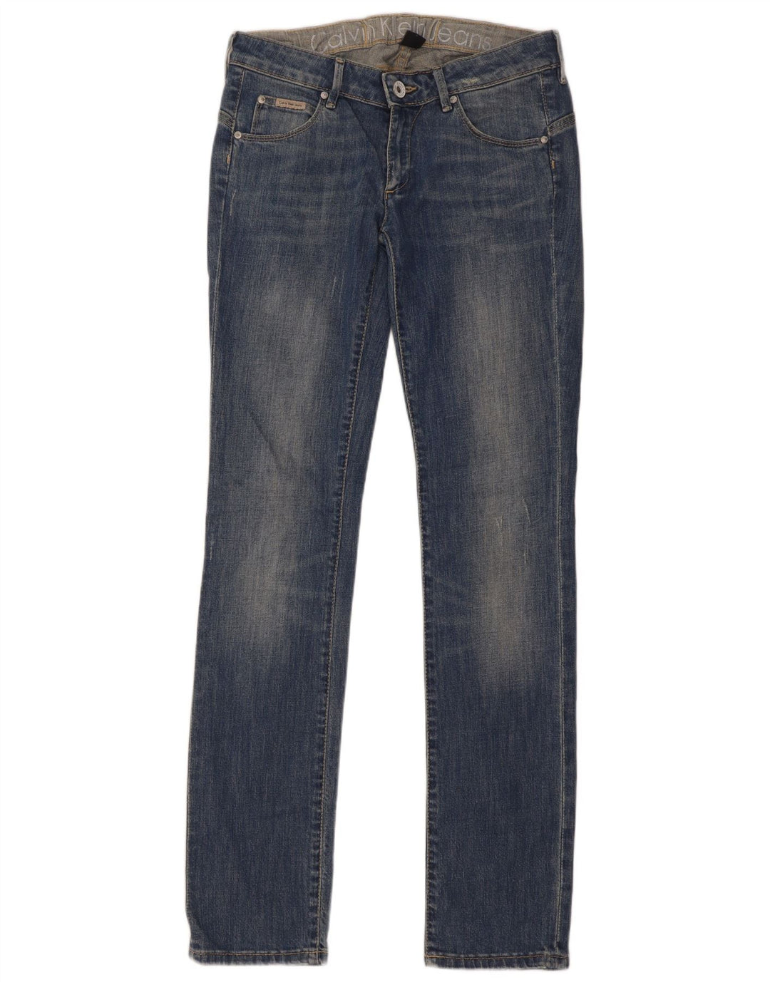 Женские узкие джинсы Calvin Klein W29 L34, синий хлопок
