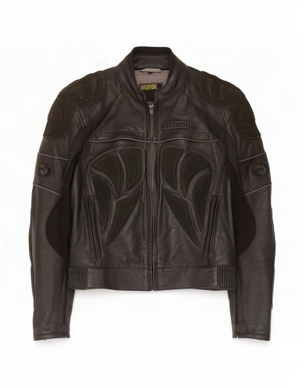 Мужская кожаная куртка Streetfighter IT 48 Medium Black