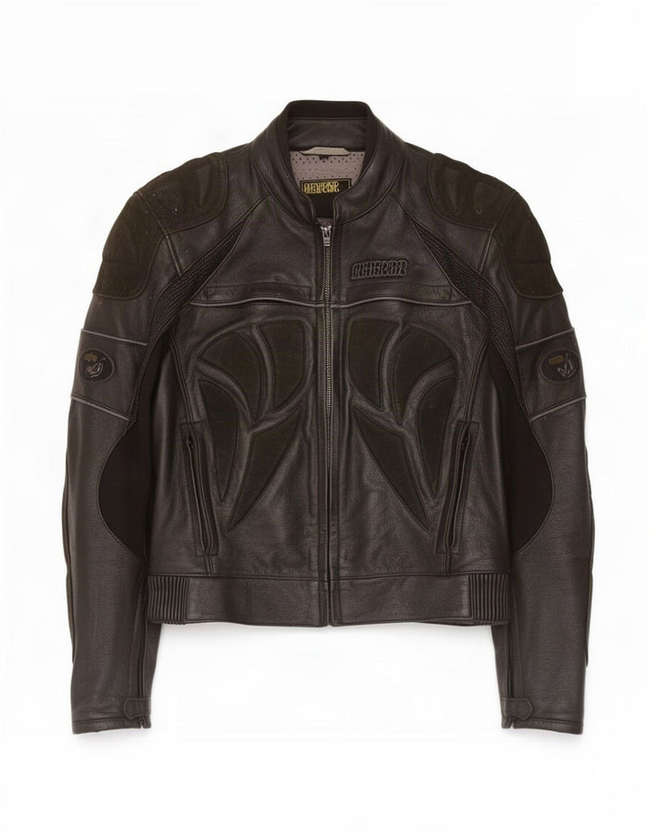 Мужская кожаная куртка Streetfighter IT 48 Medium Black