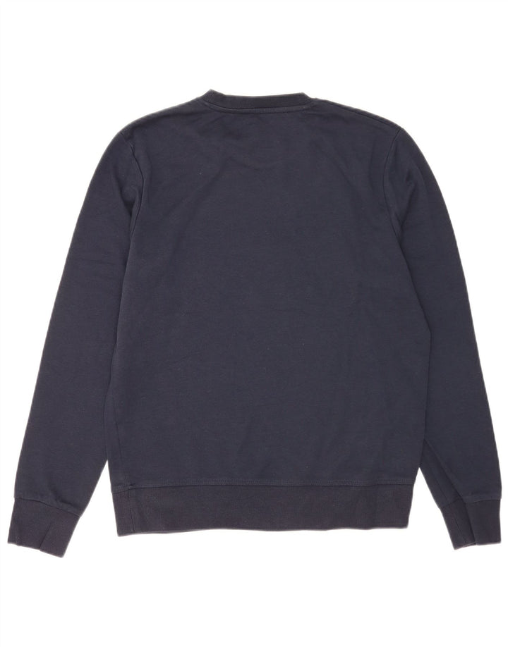Мужской свитер Jack & Jones, средний темно-синий хлопковый джемпер