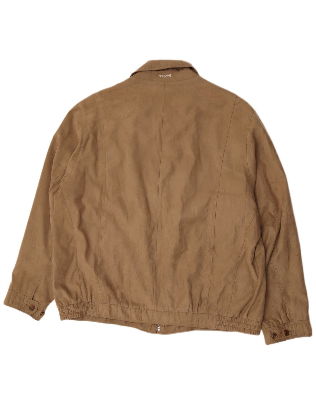 Мужская куртка-бомбер Bugatti EU 62 6XL Коричневый полиэстер