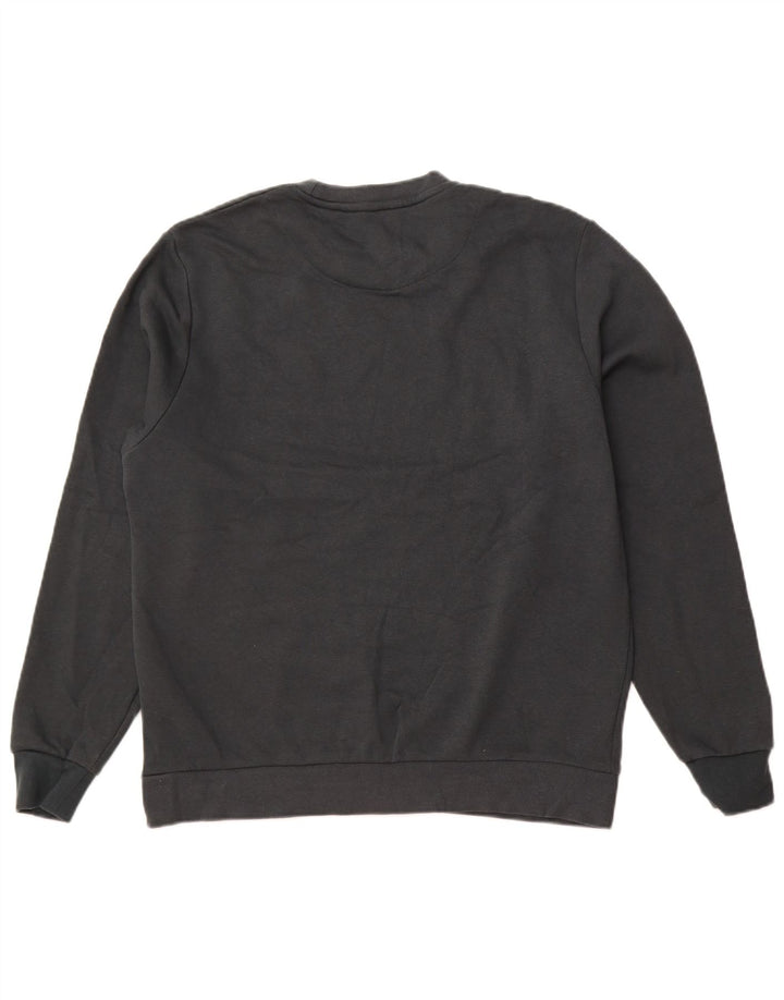 Мужской свитшот JACK & JONES, большой серый хлопковый джемпер