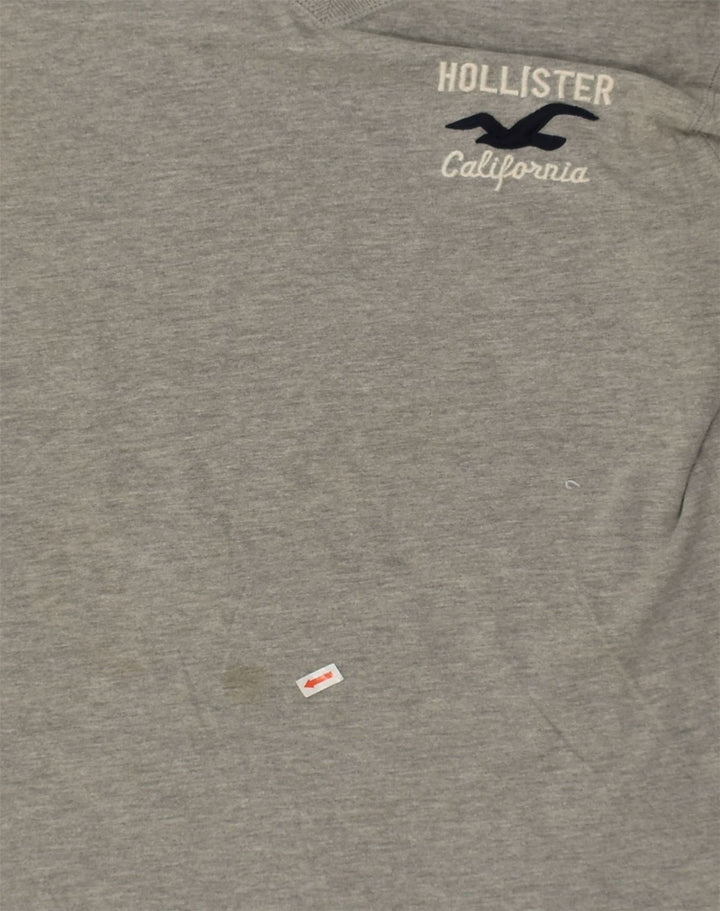 HOLLISTER Womens T-Shirt Top UK 18 XL Grey Cotton | Vintage Hollister | Thrift | Second-Hand Hollister | Used Clothing | Messina Hembry 
