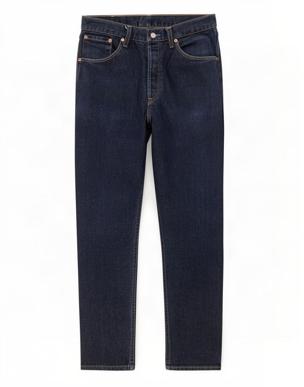 Мужские прямые джинсы Levi's 522 W34 L30 темно-синие, хлопок