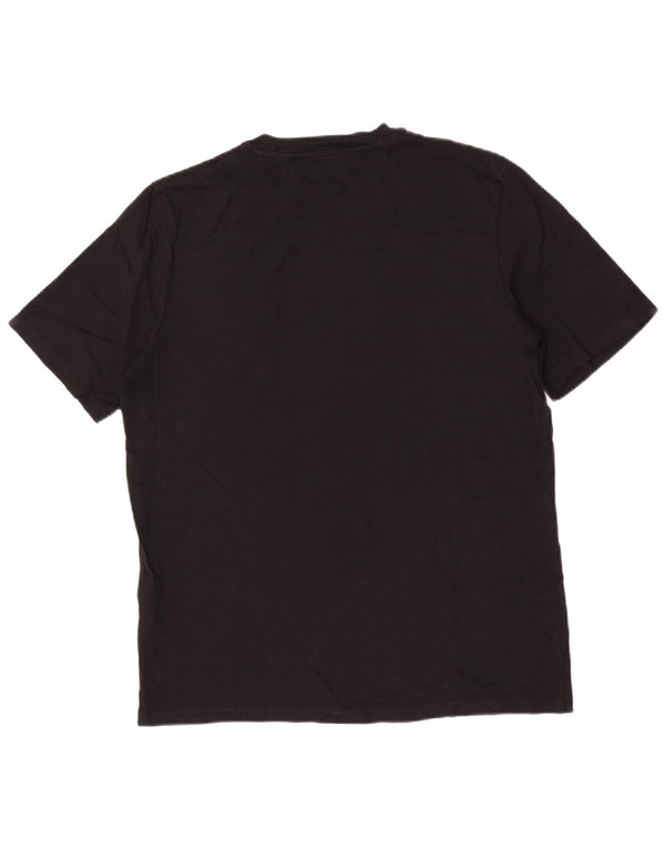Мужская футболка премиум-класса с рисунком Jack & Jones Top XL, черный хлопок
