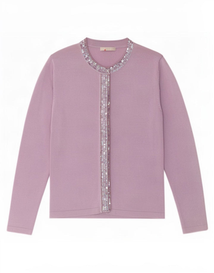 Женский кардиган Marks & Spencer UK 10, маленький фиолетовый