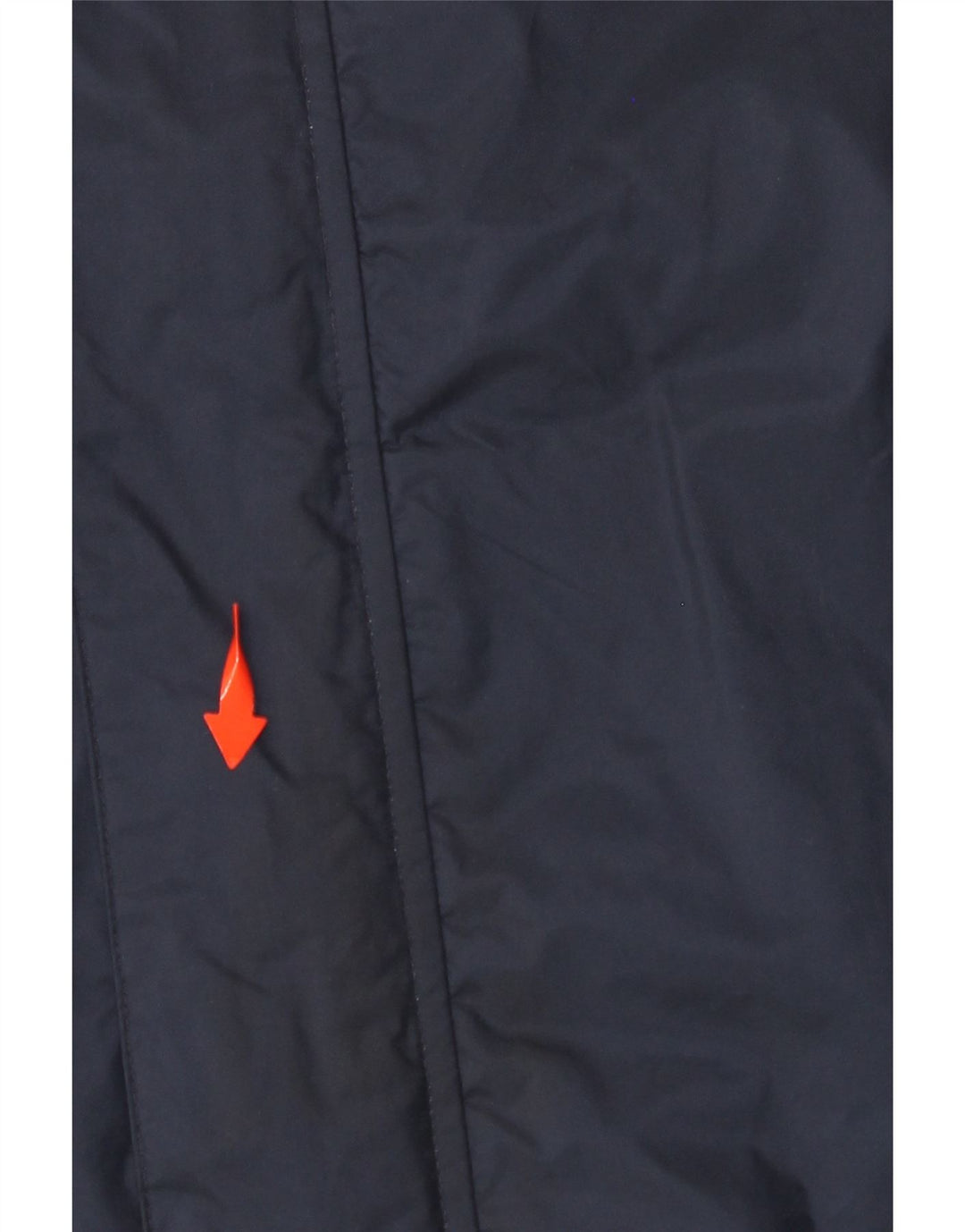 Мужская дождевик с капюшоном ADIDAS UK 40, большая темно-синяя нейлоновая куртка