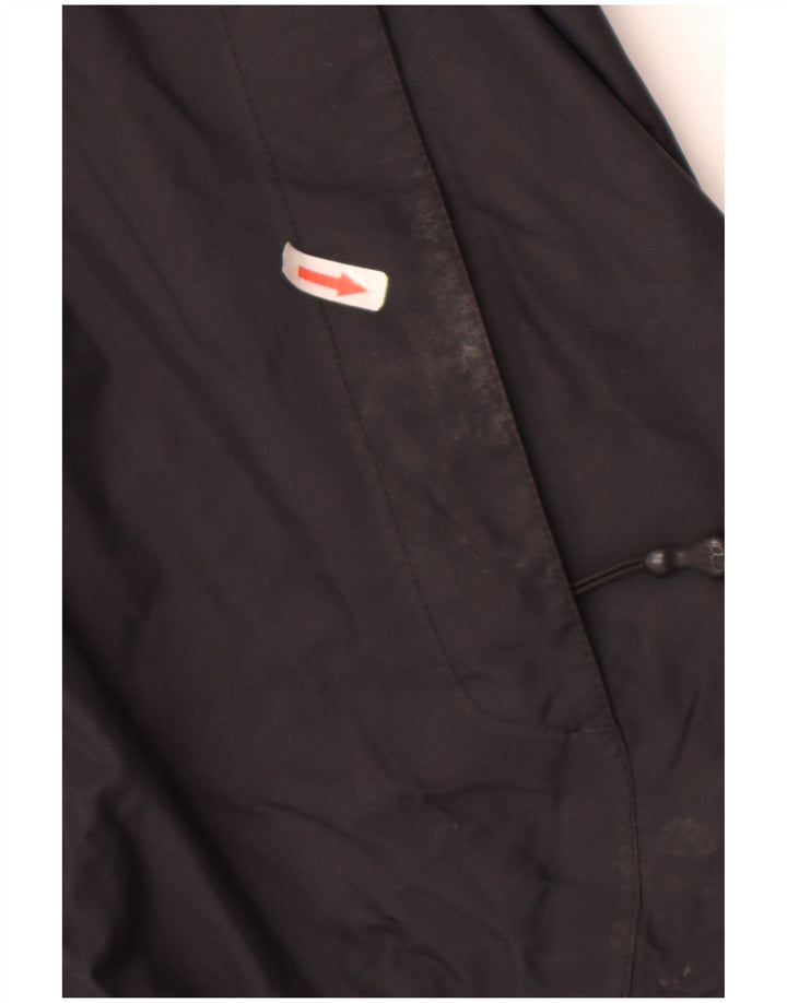 Мужская дождевик с капюшоном Jack Wolfskin UK 50 3XL, черный полиамид