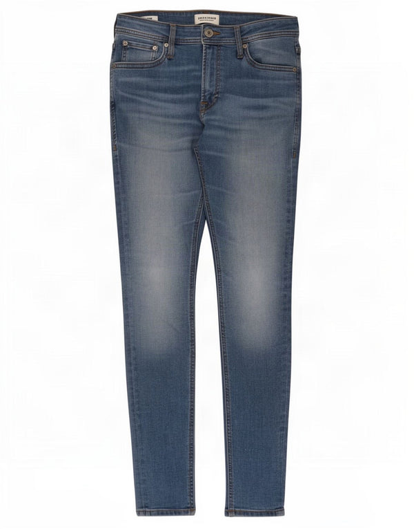 Jack & Jones Mens Tom Slim Jeans W30 L30 Blue Cotton