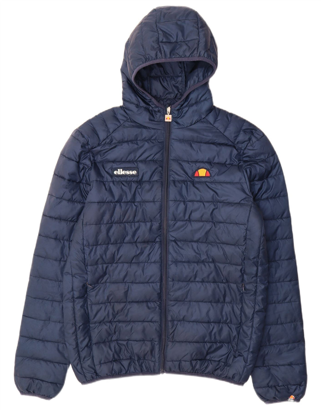 Мужская утепленная куртка с капюшоном Ellesse UK 38, средний темно-синий полиэстер