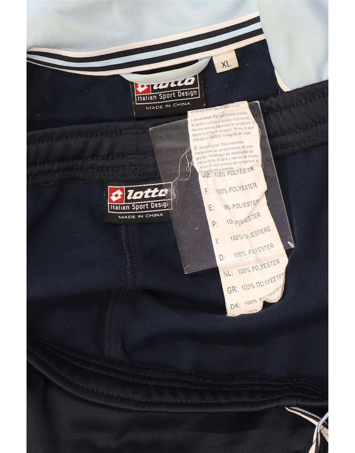 LOTTO Женский спортивный костюм UK 18 XL, темно-синий, полиэстер с цветными блоками