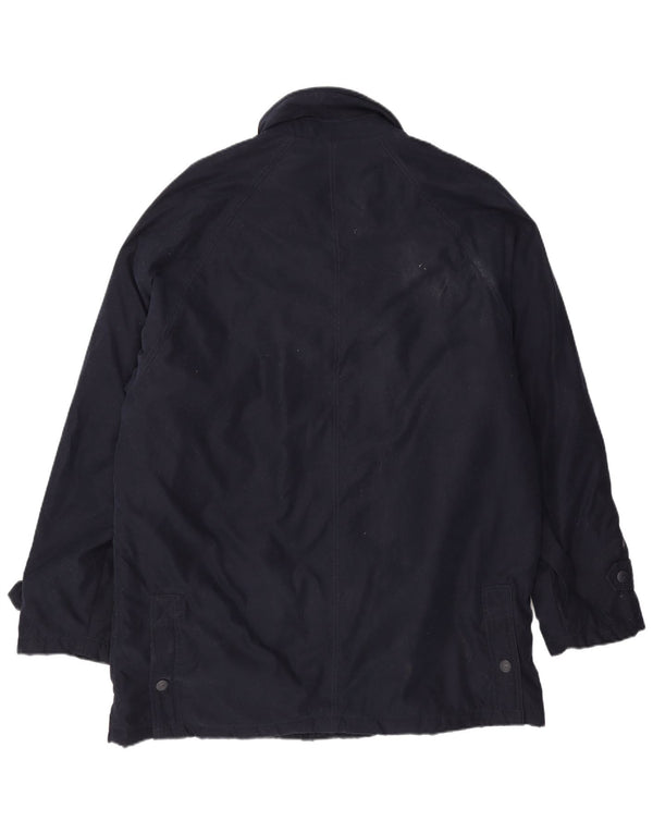 Мужская универсальная куртка Sergio Tacchini UK 42 XL темно-синяя из полиэстера