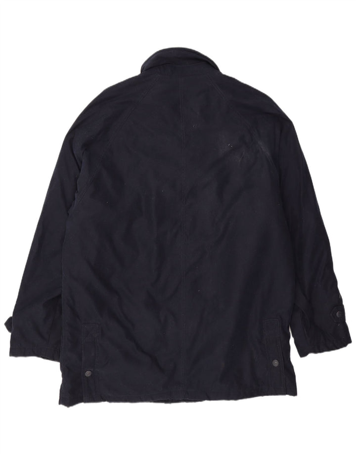 Мужская универсальная куртка Sergio Tacchini UK 42 XL темно-синяя из полиэстера