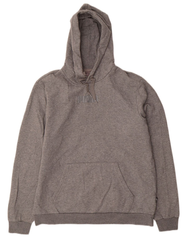 Мужской джемпер с капюшоном PUMA, большой серый, хлопок