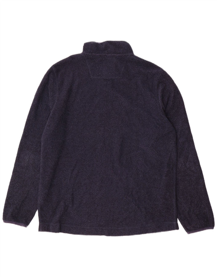 Мужской свитшот с воротником на молнии WEIRD FISH, джемпер XL, темно-синий, полиэстер