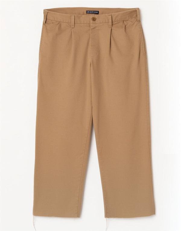 Брюки мужские укороченные Izod W32 L25 бежевые, хлопок