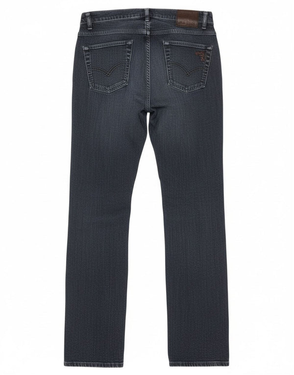 Женские прямые джинсы Trussardi W28 L35 темно-синие, хлопок