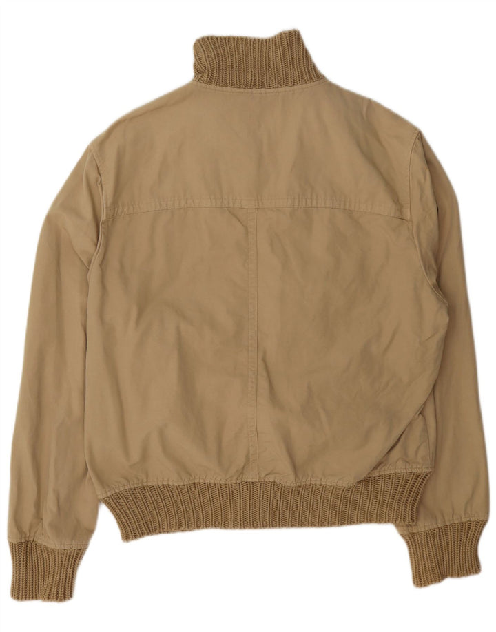 Мужская куртка-бомбер Zara UK 42 XL, бежевый хлопок