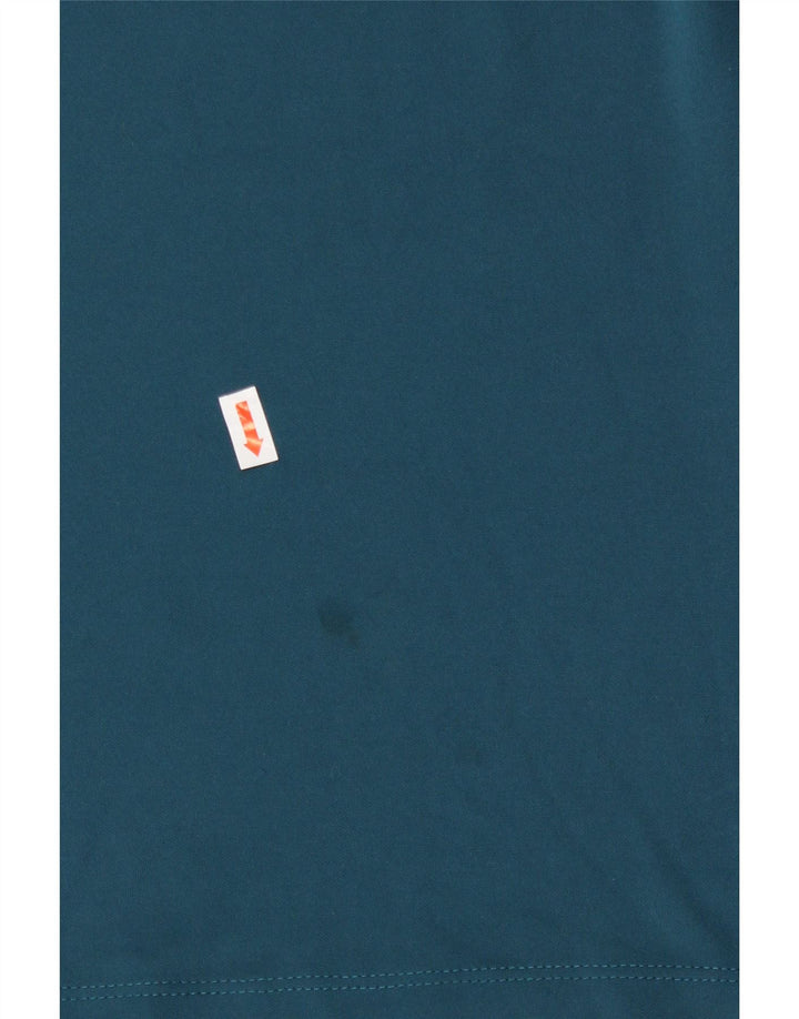 NIKE Mens Dri Fit Graphic T-Shirt Top Medium Blue Vintage Nike and Second-Hand Nike from Messina Hembry 