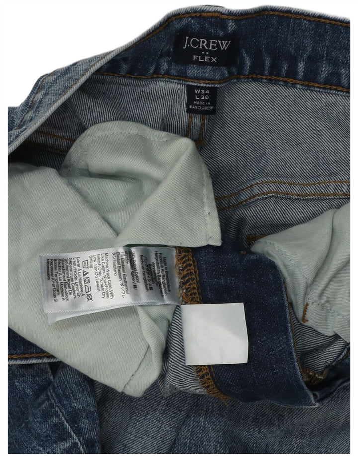Мужские узкие джинсы J. Crew W34 L28, синие, хлопок