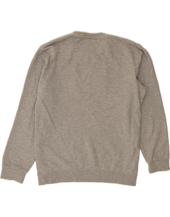 ADIDAS Mens Graphic Sweatshirt Jumper Small Grey Cotton Vintage Adidas and Second-Hand Adidas from Messina Hembry 
