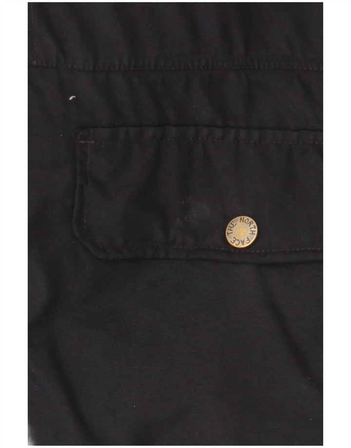 Мужская ветровка с капюшоном The North Face UK 40, большая черная зимняя куртка