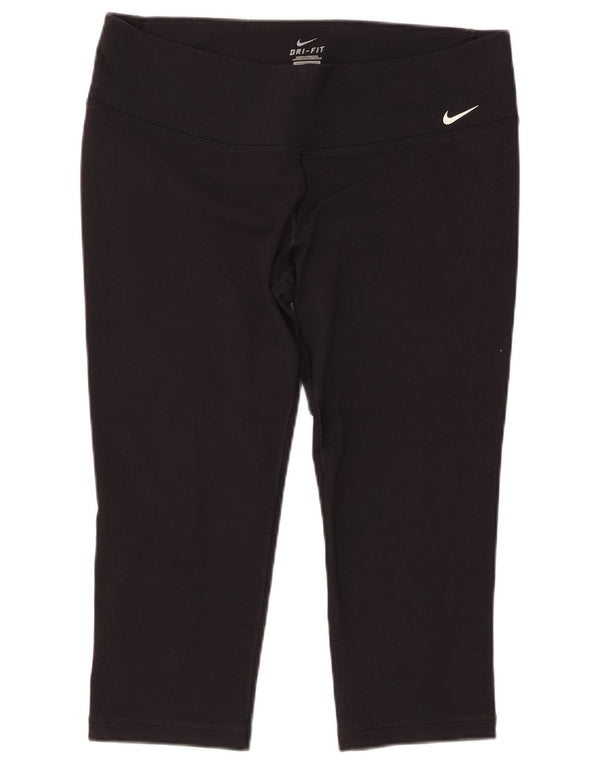 Женские леггинсы-капри Nike Dri Fit UK 18 XL, черные