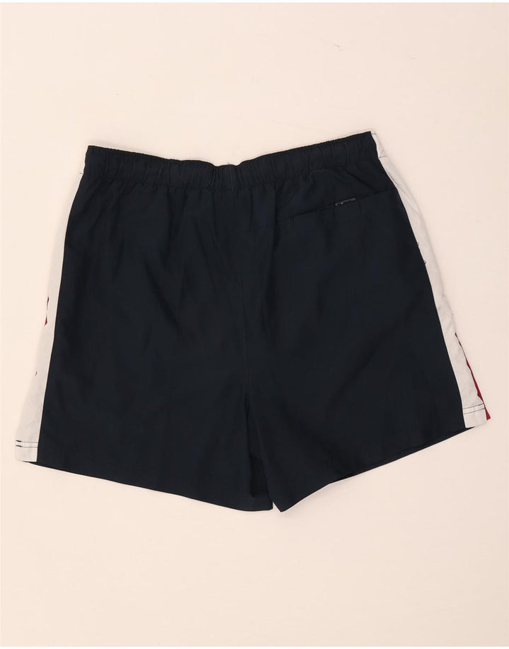 Мужские спортивные шорты Ellesse, средние темно-синие, полиэстер с цветными блоками