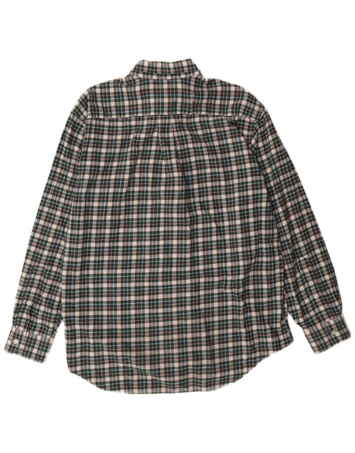 Мужская фланелевая рубашка Vineyard Vines в зеленую клетку в хлопковом стиле в консервативном стиле