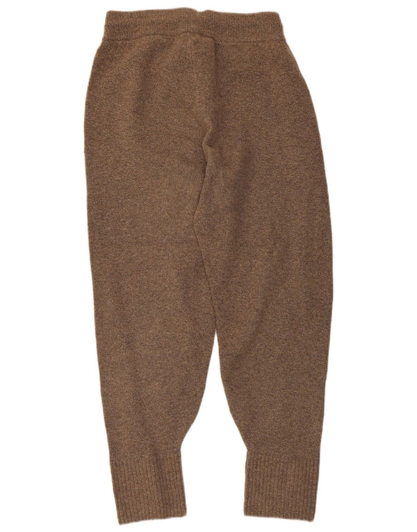 Женские трикотажные спортивные брюки Zara UK 12, средние коричневые в крапинку