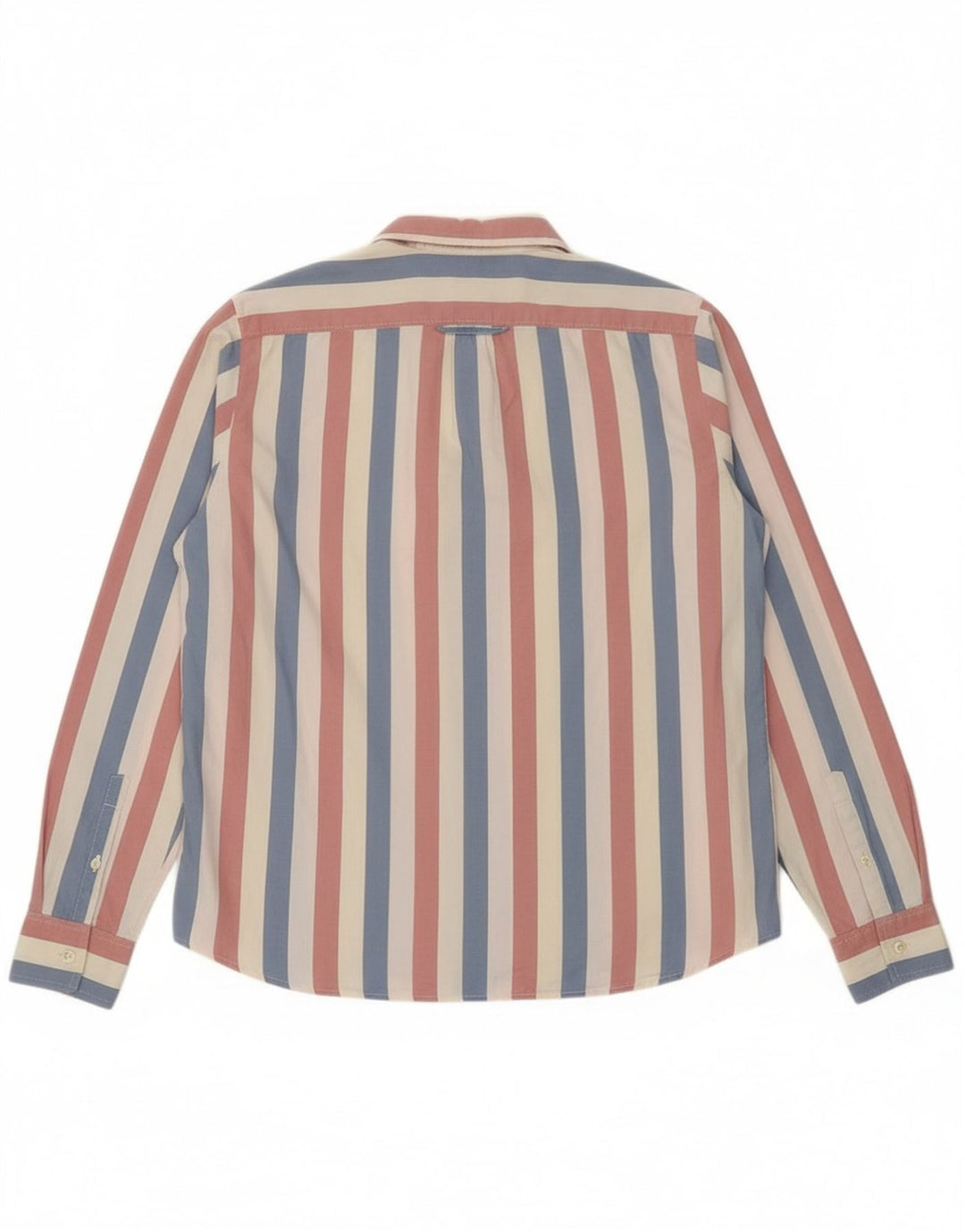 Женская рубашка Lacoste, размер 42, большой хлопок в разноцветную полоску