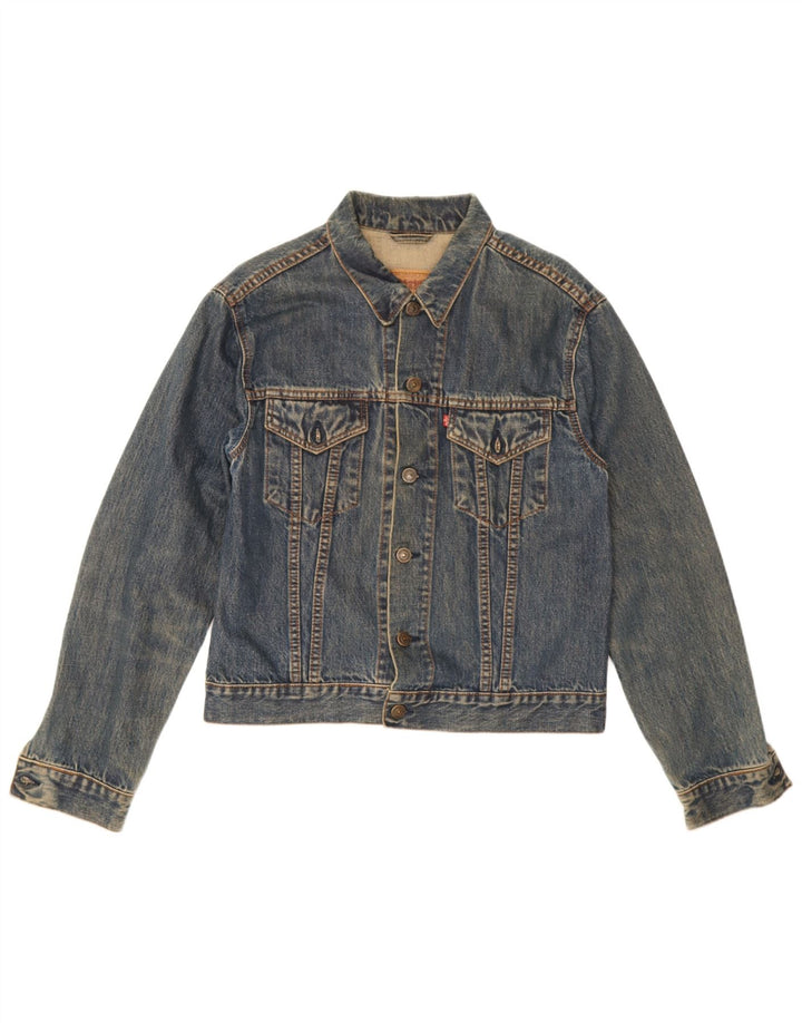 Женская джинсовая куртка Levi's UK 18 XL Синяя
