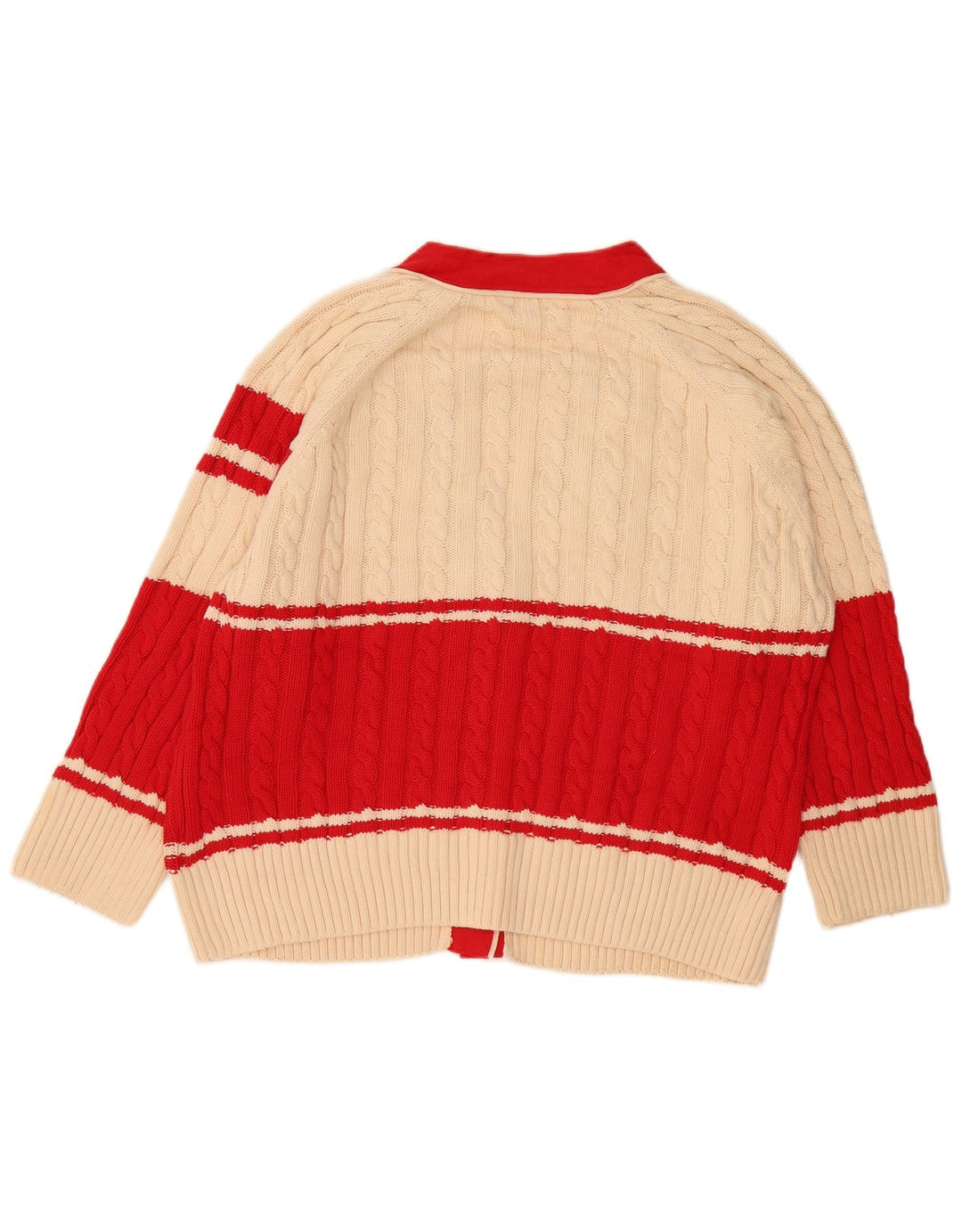 Женский кардиган с графическим рисунком Gant UK 14, средний бежевый цветной блок