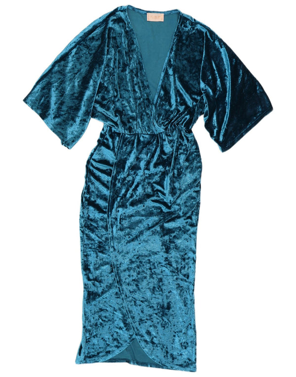 Женское платье макси CLUB L LONDON, Великобритания, 10, маленькое синее, полиэстер