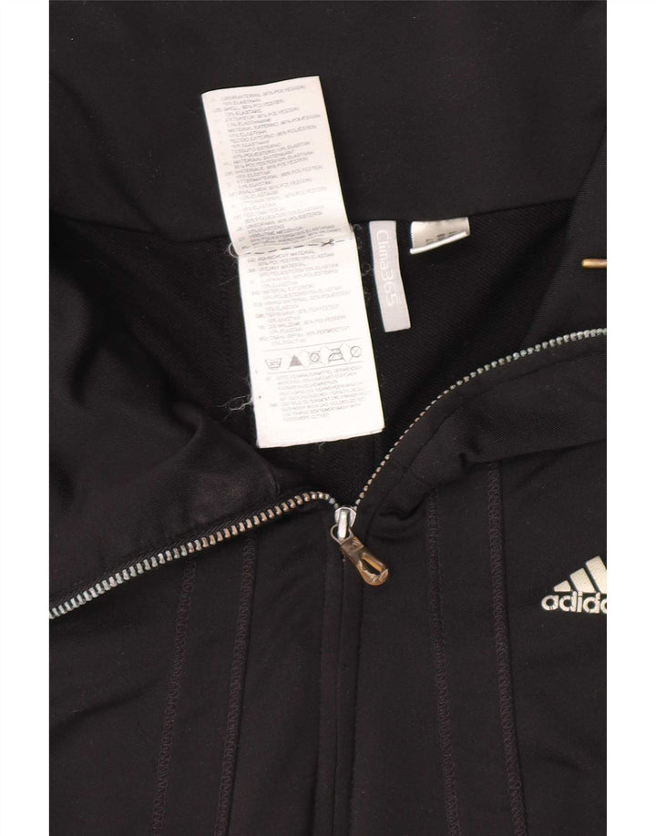 Женская спортивная куртка Adidas Clima 365 UK 14, средний черный полиэстер