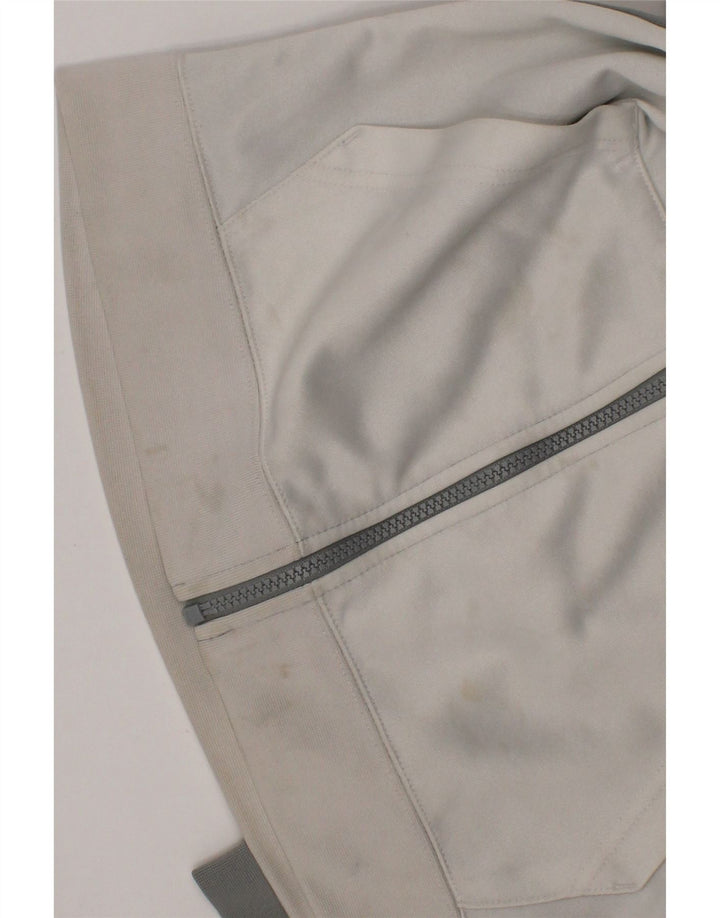 NIKE Boys Zip Hoodie Sweater 12-13 Years Large  Grey Colourblock Polyester Vintage Nike and Second-Hand Nike from Messina Hembry 