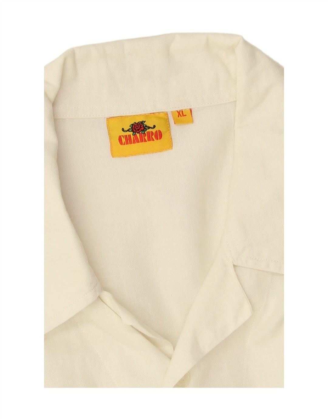 Мужская рубашка с коротким рукавом Charro XL Off White