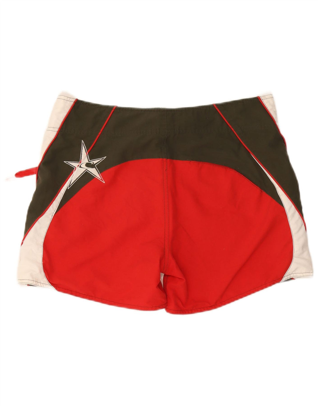 O'NEILL Мужские шорты для плавания с рисунком, средний белый, полиэстер с цветными блоками