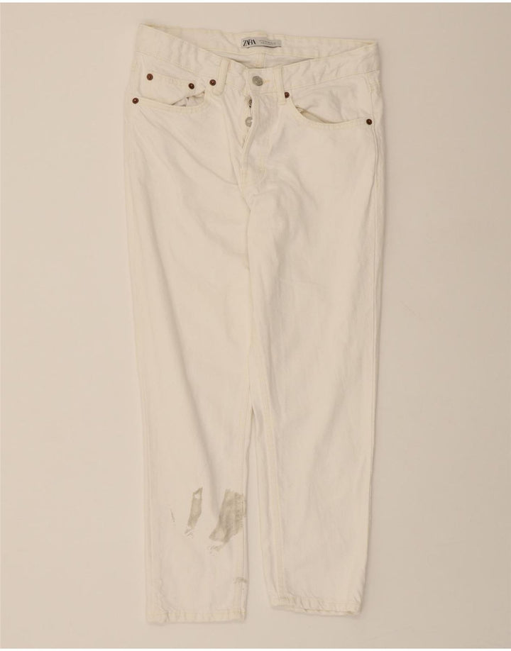 ZARA Mens Slim Jeans EU 38 Small W30 L25 White Cotton Vintage Zara and Second-Hand Zara from Messina Hembry 