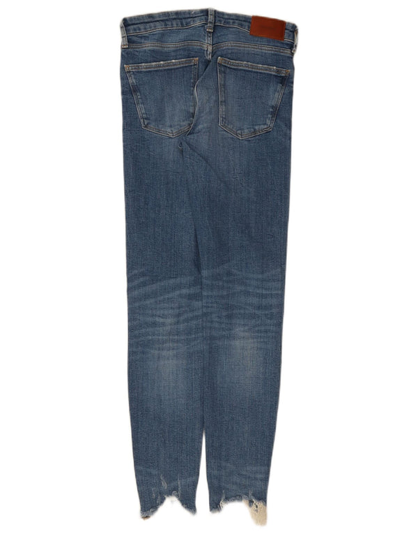 Женские джинсы скинни Zara EU 36 XS W26 L27, синий хлопок