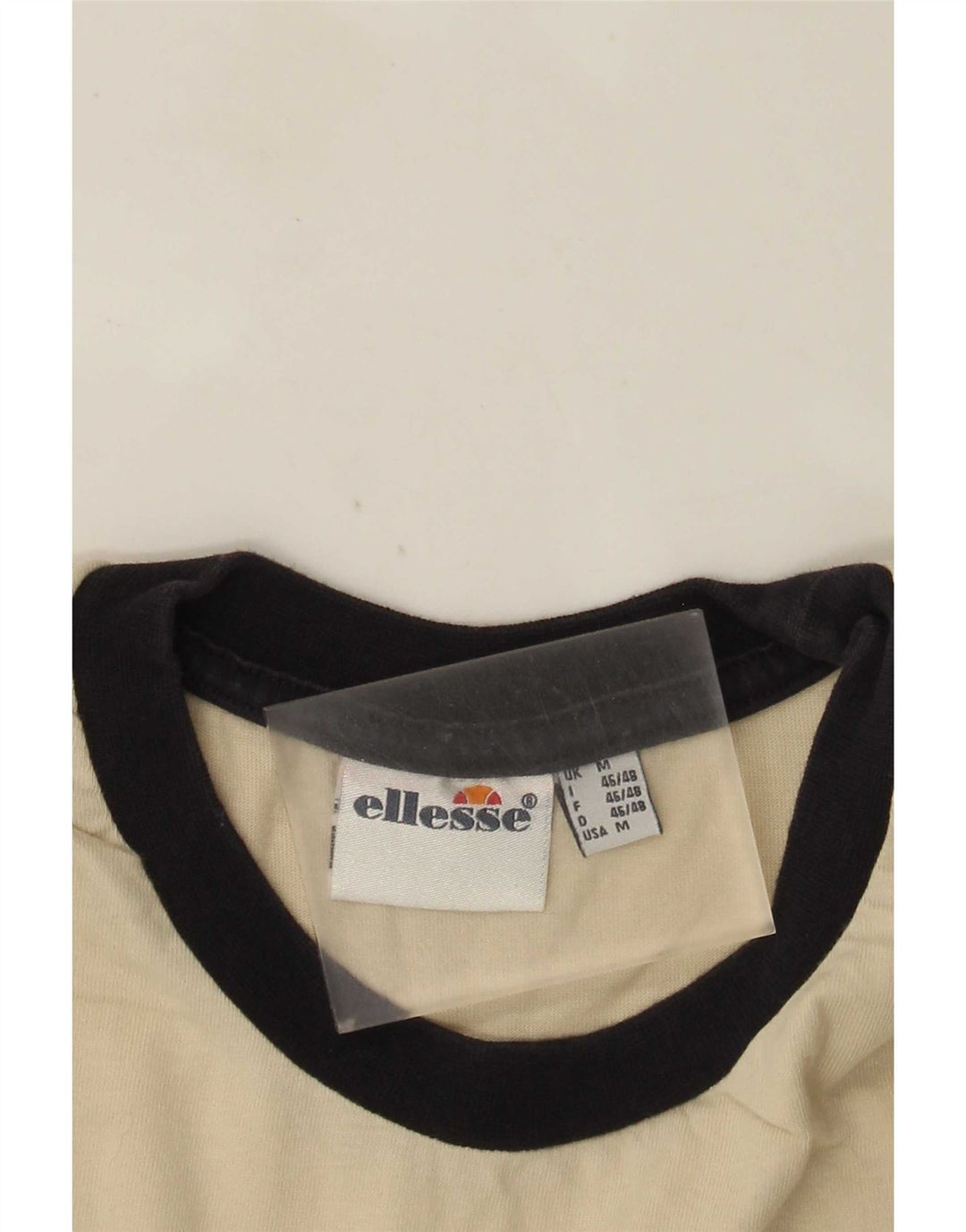 ELLESSE Мужская футболка с рисунком Топ среднего бежевого цвета с цветными блоками