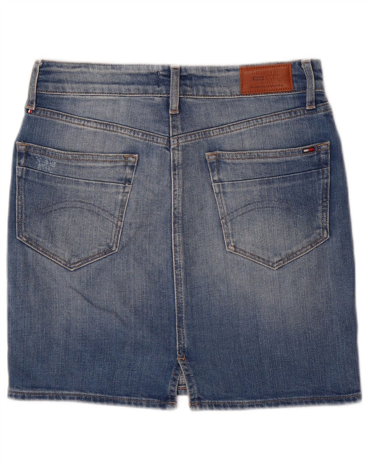 TOMMY HILFIGER Womens Denim Skirt XS W28 Blue
