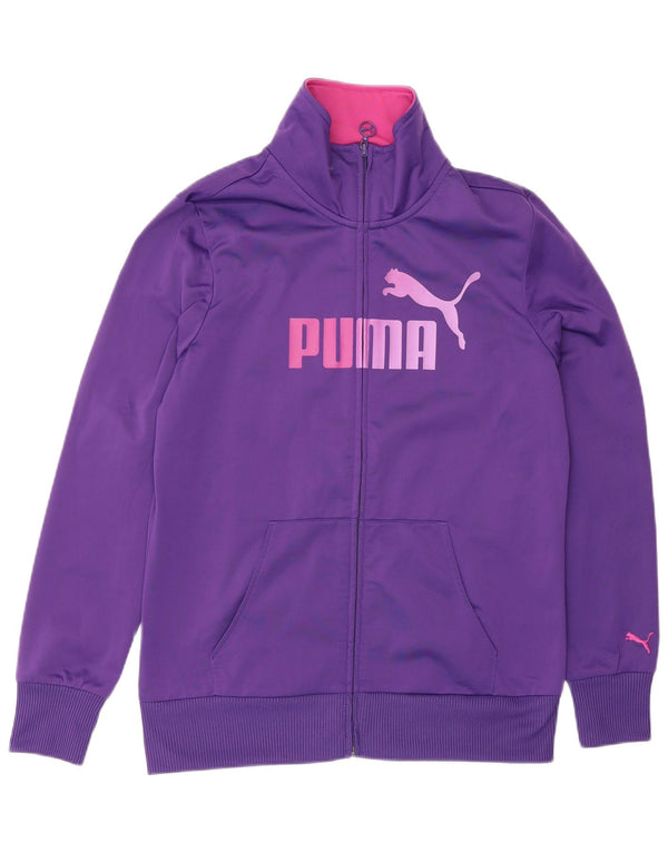 Женский спортивный костюм с графическим рисунком Puma UK 14, большой фиолетовый