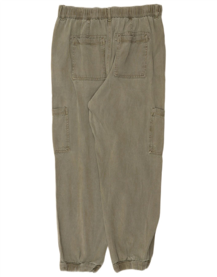 Женские укороченные брюки карго Marks & Spencer UK 12 Medium W30 L26 Хаки