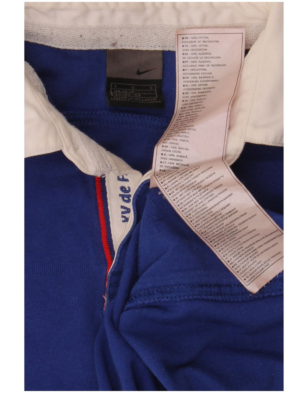 Рубашка-поло для мальчиков в стиле регби NIKE, 12–13 лет, большая синяя