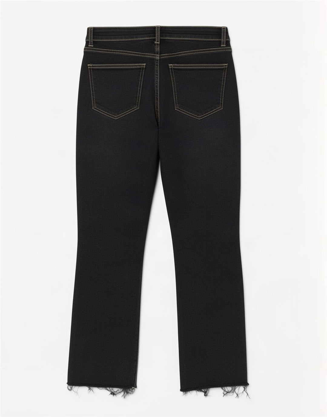 Женские укороченные джинсы Zara Bootcut EU 42, большие W32 L26, черные