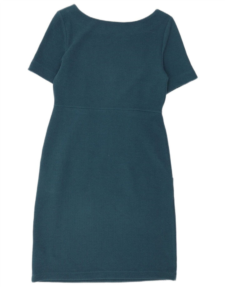 Женское платье-футляр WHITE STUFF UK 10, маленький размер, темно-синий, полиэстер с шевроном
